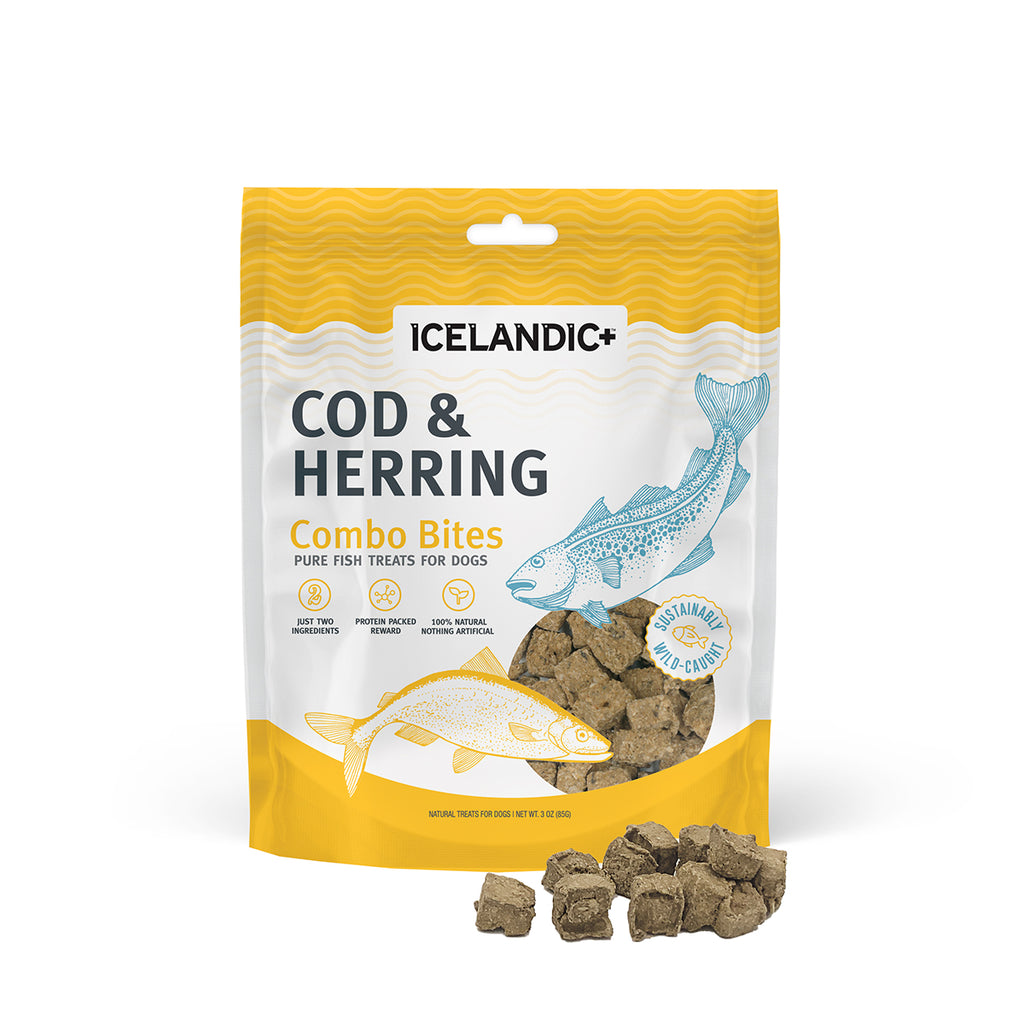 Icelandic+ Cod & Herring Combo Bites Front Bag