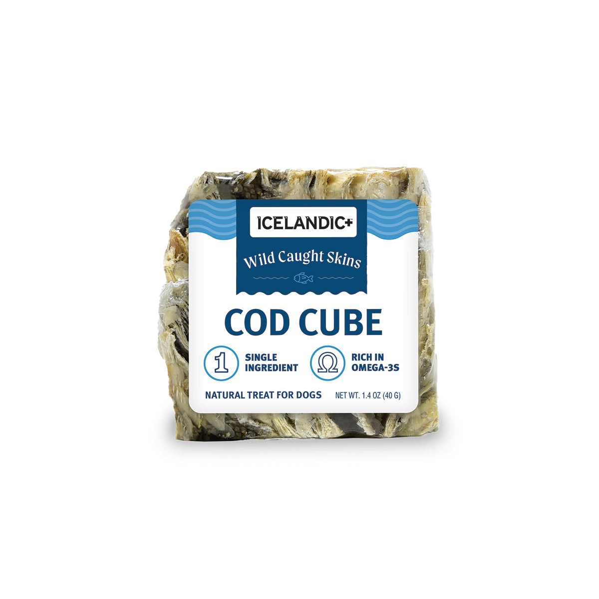 Cod Skin Large Cube Dog Treat – Icelandic+