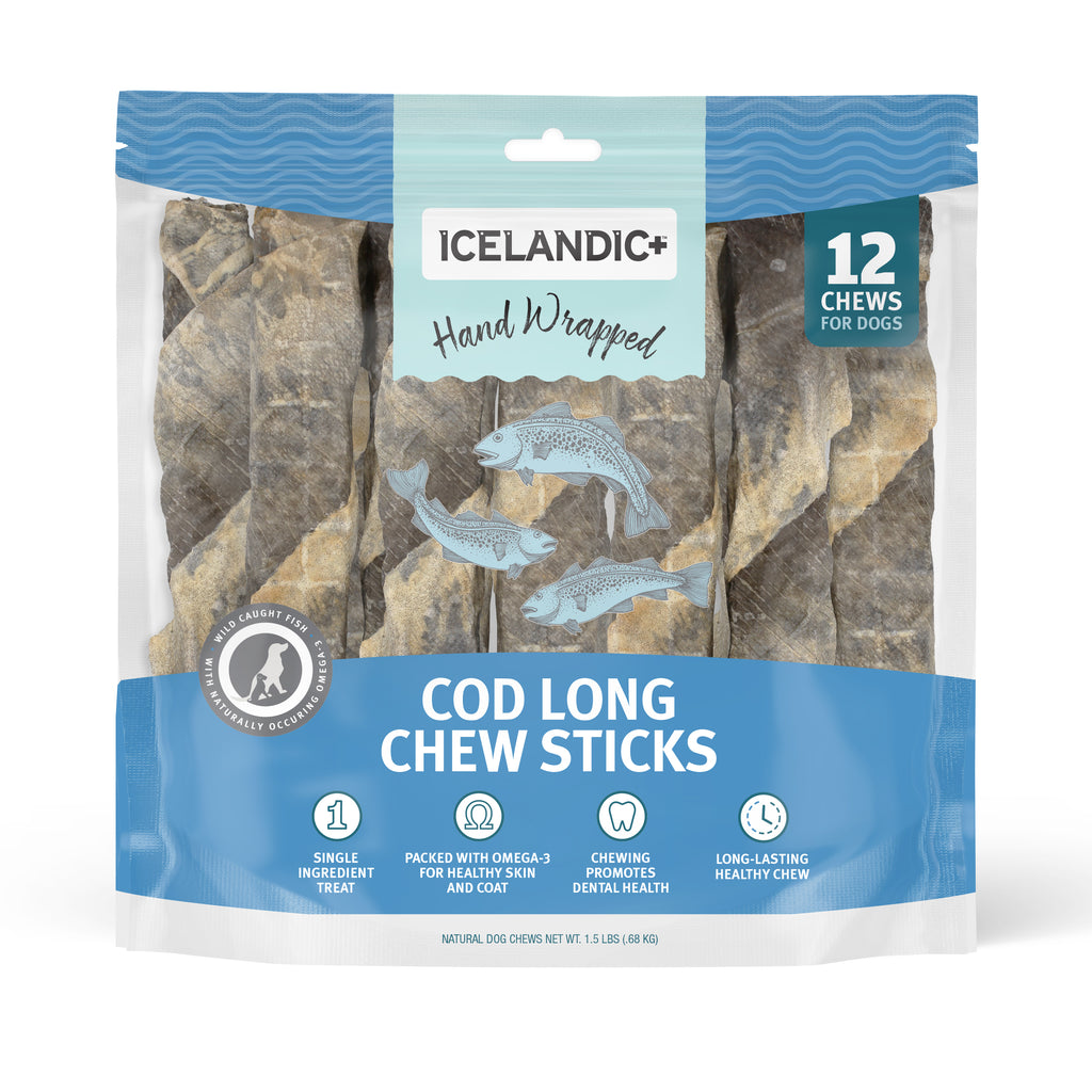 Fish Skins For Dogs - Sustainably Sourced In Iceland - Icelandic+