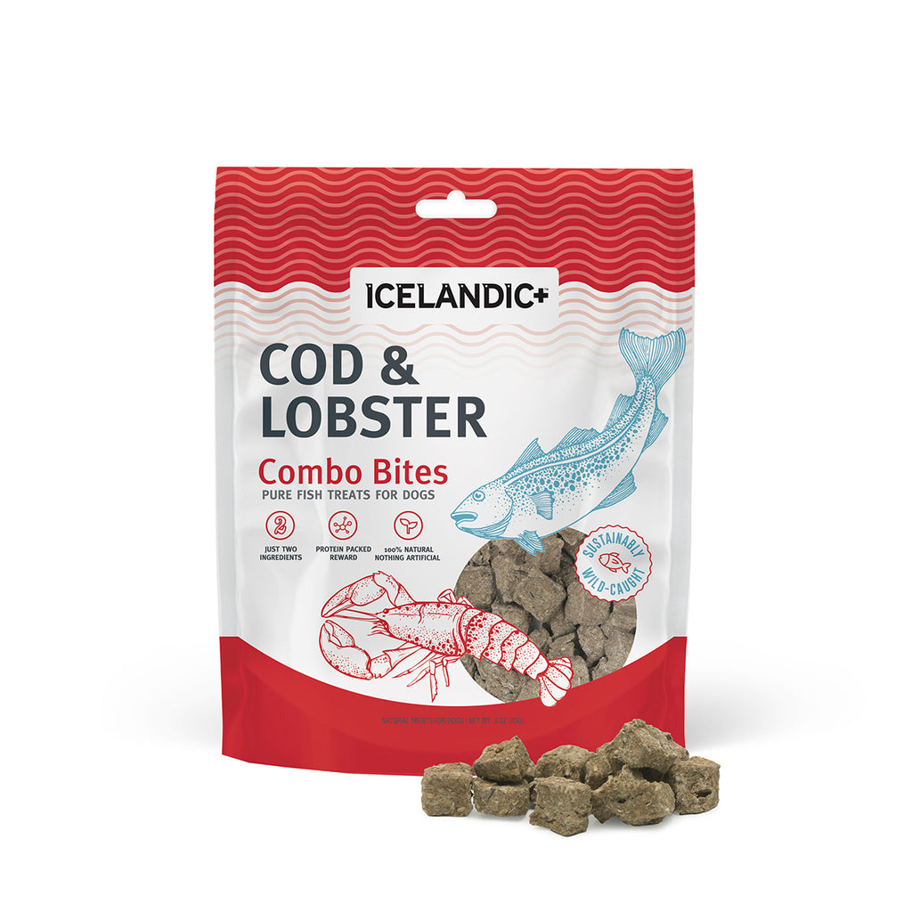 Icelandic+ Cod & Lobster Combo Bites Front Bag
