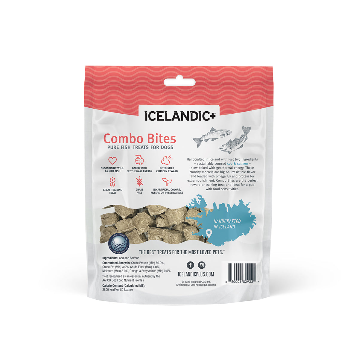 Icelandic+ Combo Bites Cod & Salmon Dog Treats