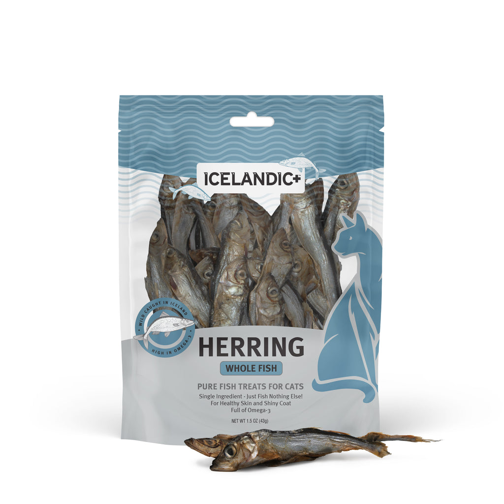Icelandic Dry Fish Shop Whole Fish Dog Treats - Dried Fish Dog Treats - Icelandic+