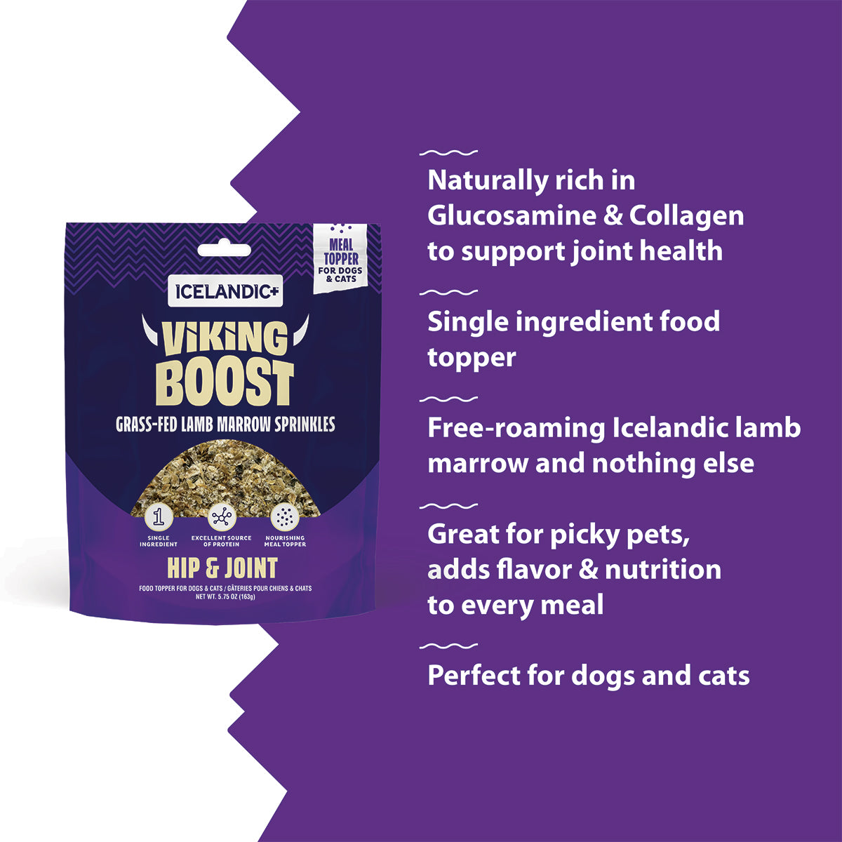 Viking Boost Lamb Marrow Sprinkles for Hip & Joint Support