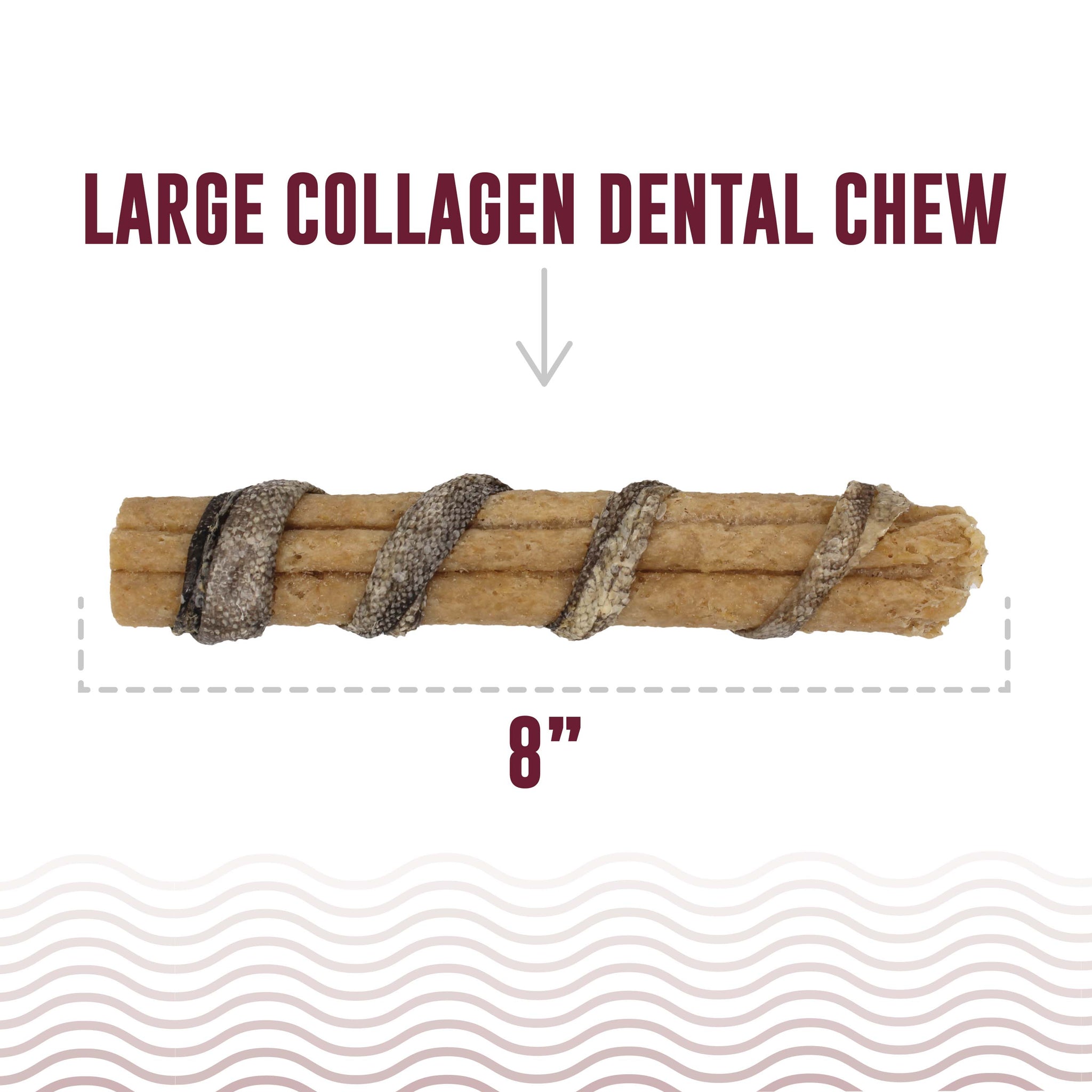 Beef Collagen Dental Chew Wrapped With Cod Skin 8